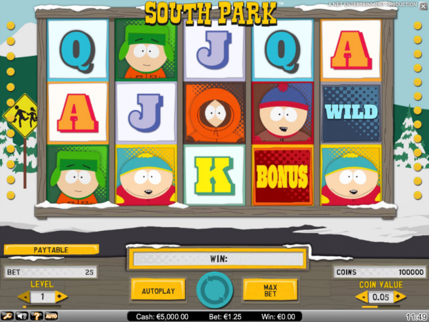 Игровой автомат South Park