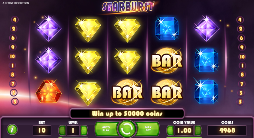 Starburst от NetEnt 