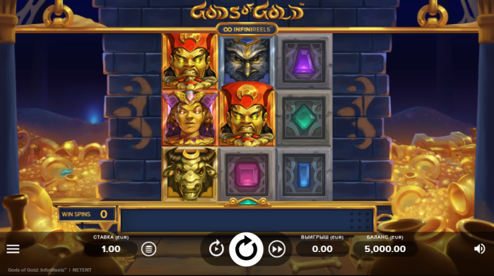 Игровой автомат Gods of Gold InfiniReels