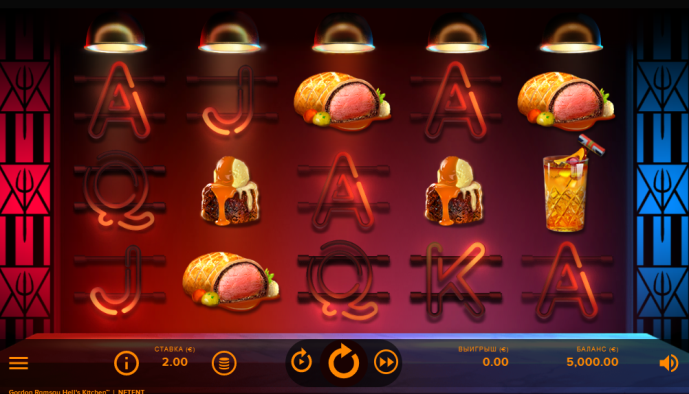 Играть в игровой автомат Gordon Ramsay: Hell's Kitchen