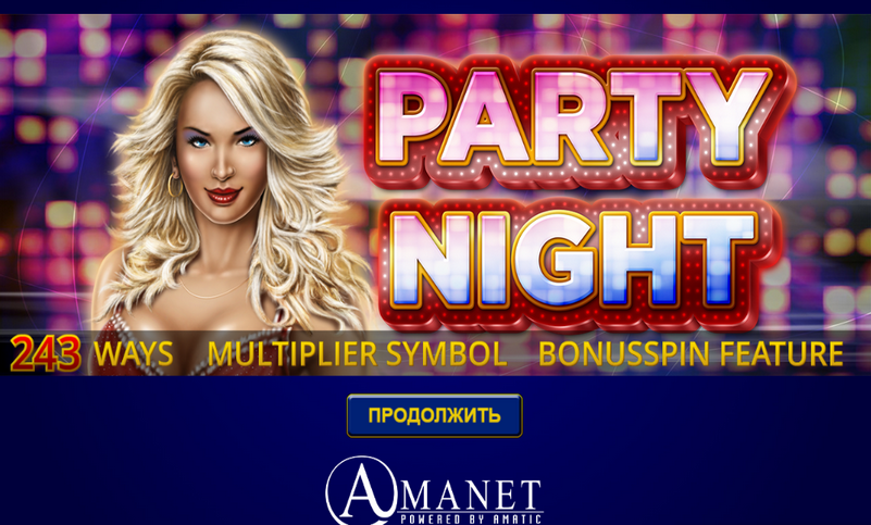 игровой автомат Party Night