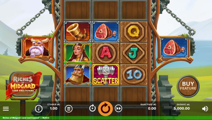 Игровой автомат Riches of Midgard: Land and Expand 