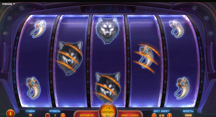 Игровой автомат Spinsane 